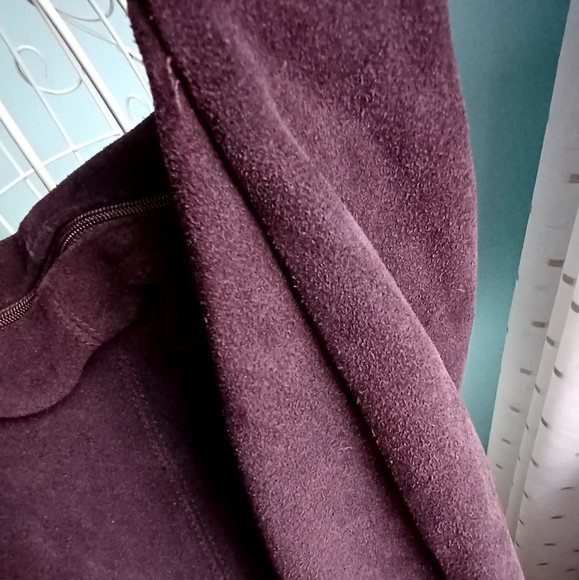 EUC Isaac Mizrahi Genuine Brown Suede Leather Hobo Bag - Picture 2 of 5